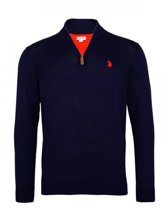 Obrázek produktu U.S. POLO ASSN. Svetr námořnická modř / červená