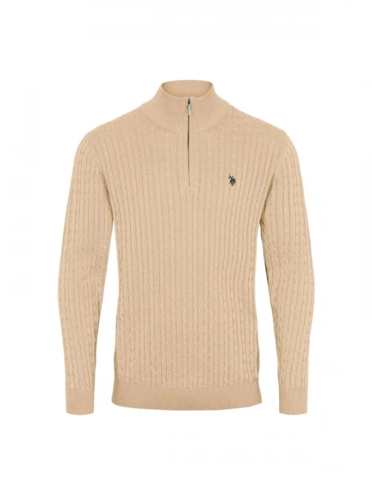 Obrázek produktu U.S. POLO ASSN. Svetr 'UMAmir' béžový melír