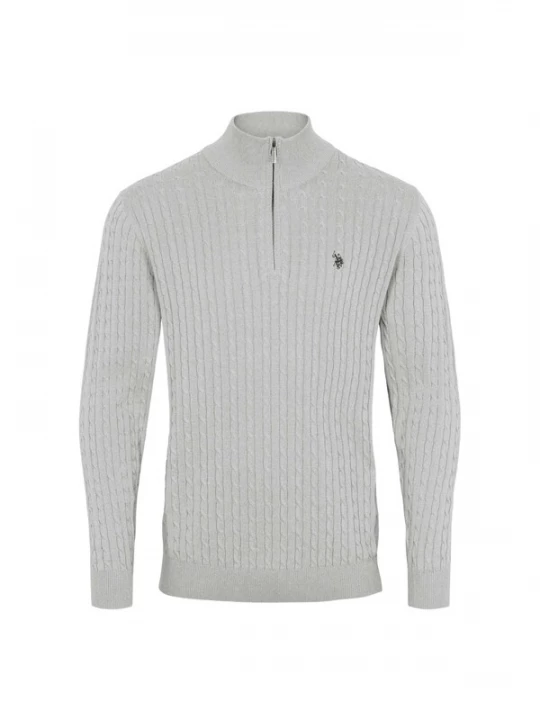 Obrázek produktu U.S. POLO ASSN. Svetr 'UMAmir' šedý melír