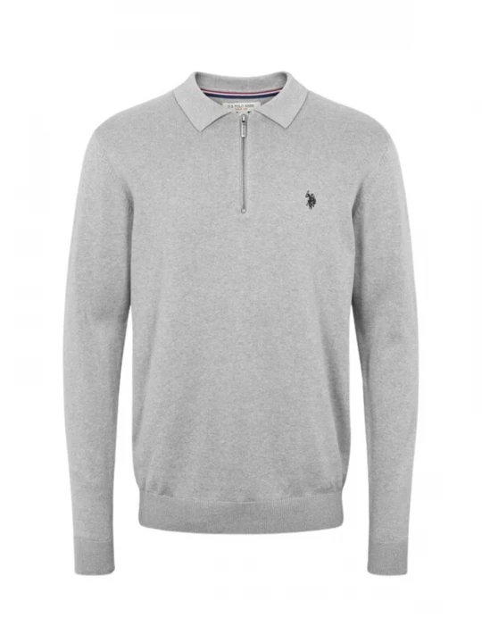 Obrázek produktu U.S. POLO ASSN. Svetr ' UMDave ' šedý melír
