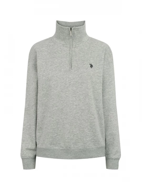 Obrázek produktu U.S. POLO ASSN. Svetr 'UWKatie' šedý melír / černá