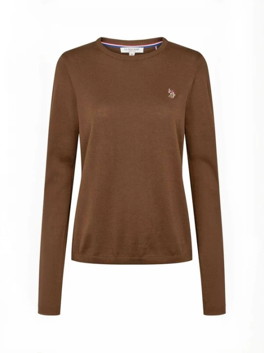 Obrázek produktu U.S. POLO ASSN. Svetr ' UWMie ' kaštanově hnědá
