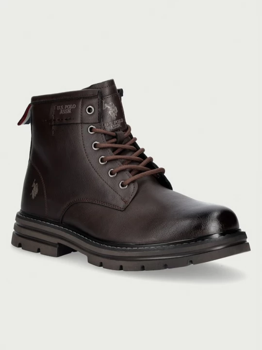 Obrázek produktu U.S. Polo Assn. trekové boty pánské kožené BERNY002 hnědá