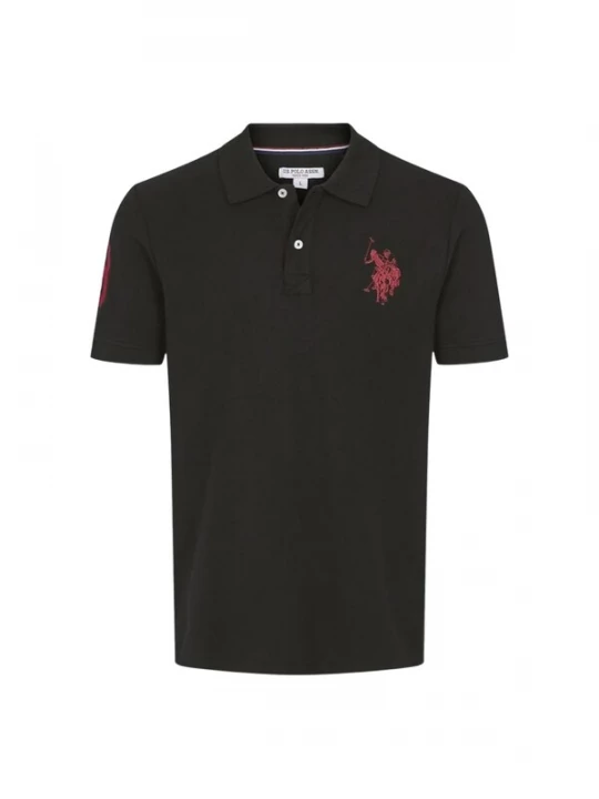 Obrázek produktu U.S. POLO ASSN. Tričko 'UMALFREDO' červená / černá