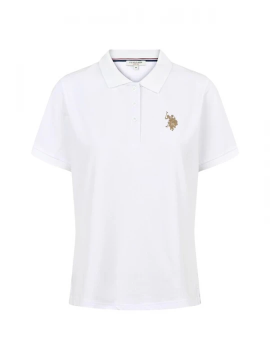 Obrázek produktu U.S. POLO ASSN. Tričko 'UWHariet' hořčicová / bílá