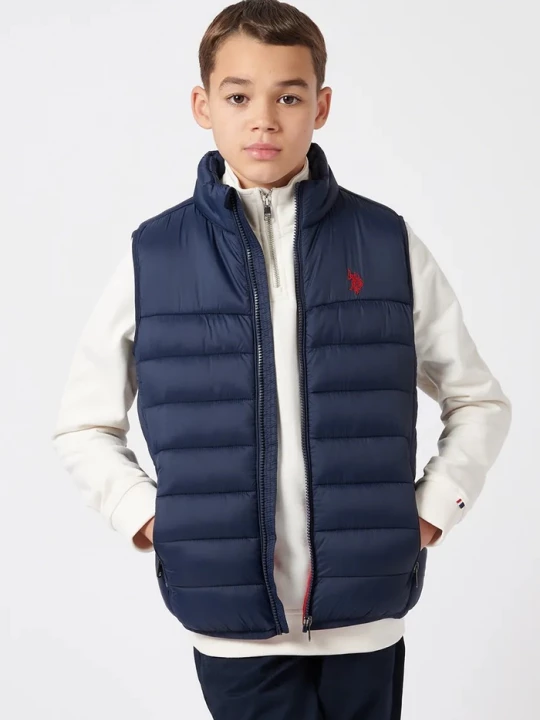 Obrázek produktu U.S. Polo Assn. vesta dětská námořnická modř
