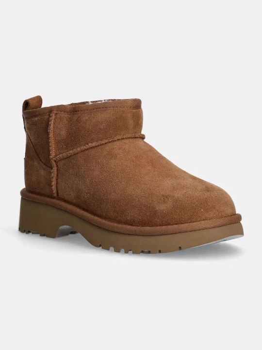 Obrázek produktu UGG Dětské semišové sněhule UGG KIDS CLASSIC ULTRA MINI NEW HEIGHTS hnědá