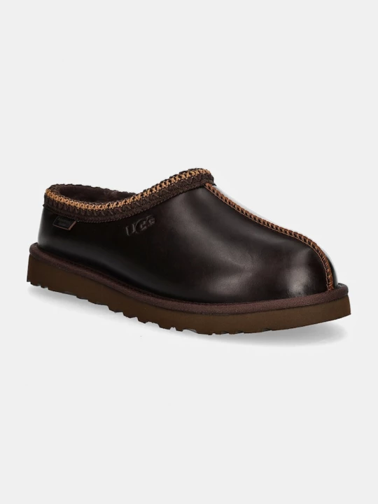 Obrázek produktu UGG Kožené papuče Tasman Lthr Regen hnědá