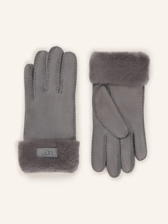 Obrázek produktu Ugg Kožené Rukavice šedá