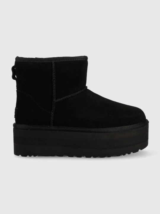 Obrázek produktu UGG Kožené sněhule Classic Mini Platform černá