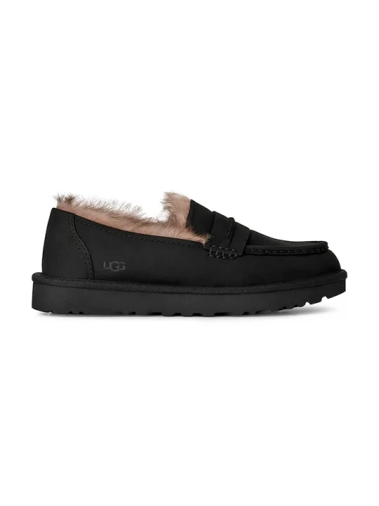 Obrázek produktu UGG Mokasíny dámské nubukové W Ellis Nubuck Loafer černá