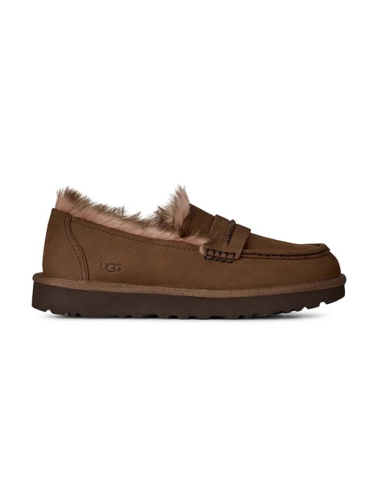 Obrázek produktu UGG Mokasíny dámské nubukové W Ellis Nubuck Loafer hnědá