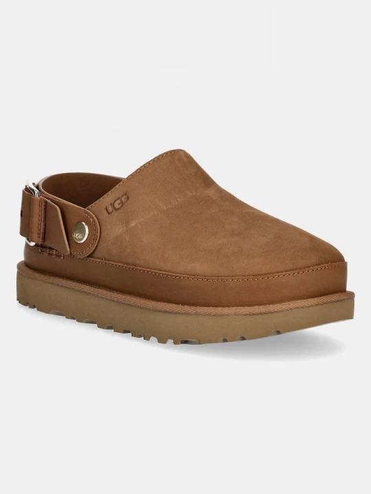 Obrázek produktu UGG Nubukové pantofle Goldenstar Villa Clog hnědá