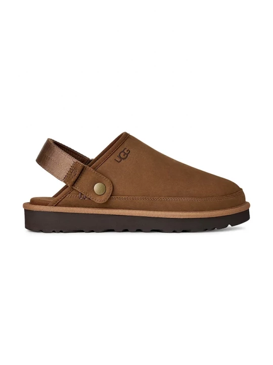 Obrázek produktu UGG Nubukové pantofle UGG M Goldencoast Clog II Nubuck hnědá