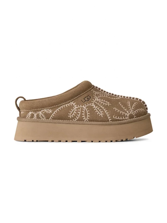 Obrázek produktu UGG Pantofle dámské semišové W Tazz Botanic hnědá
