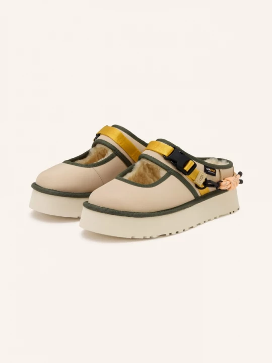 Obrázek produktu Ugg Pantofle S Plochou Podrážkou Bea Mary Jane béžová / žlutá / khaki