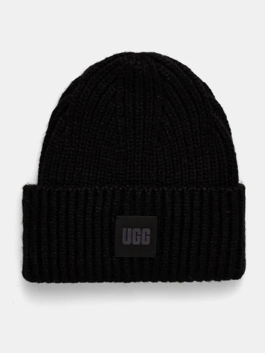 Obrázek produktu UGG pletená čepice dámská s příměsí vlny černá