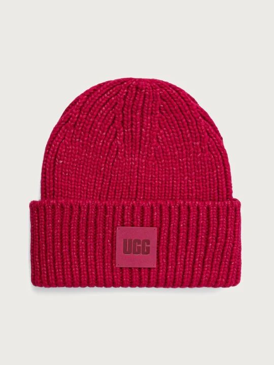 Obrázek produktu UGG pletená čepice dámská s příměsí vlny růžová