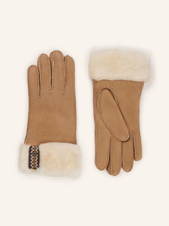 Obrázek produktu Ugg Rukavice Sheepskin Uggbraid S Funkcí Pro Dotykové Displeje velbloudí / režná