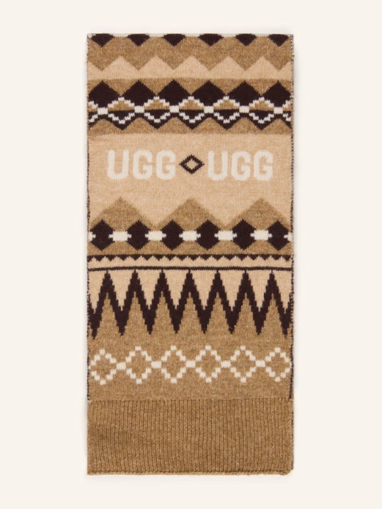 Obrázek produktu Ugg Šála Braylee velbloudí / světle hnědá / tmavě hnědá