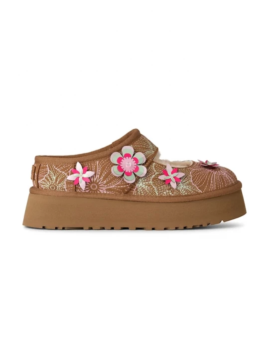 Obrázek produktu UGG Semišové baleríny UGG W Bea Mary Jane Meadow hnědá