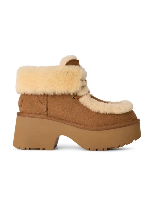 Obrázek produktu UGG Semišové boty UGG Esmee Lace Up hnědá