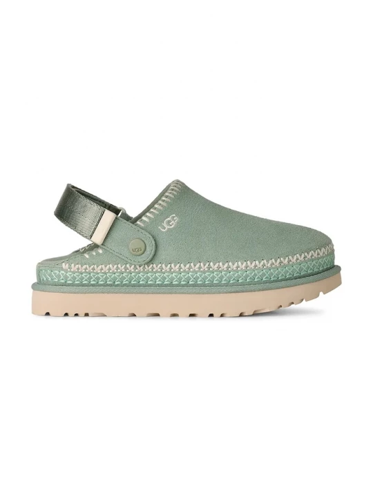 Obrázek produktu UGG Semišové pantofle UGG W Goldenstar Meadow Accent Clog tyrkysová
