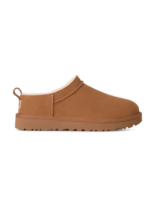 Obrázek produktu UGG Semišové papuče Classic Micro hnědá