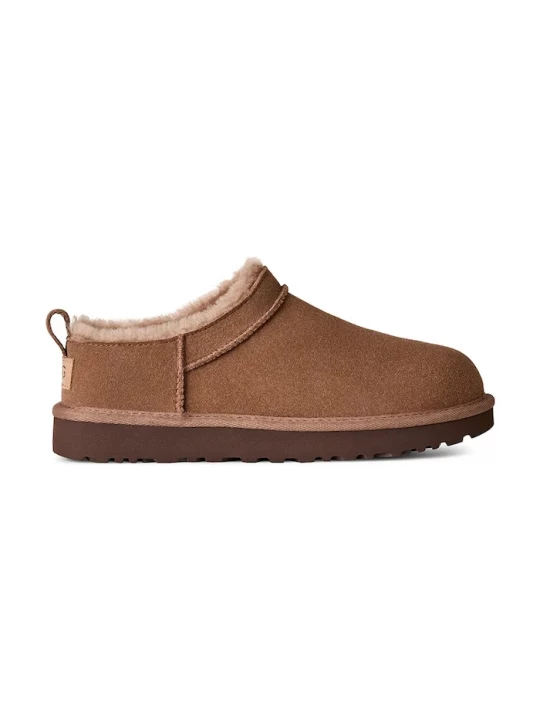 Obrázek produktu UGG Semišové papuče UGG Classic Micro hnědá