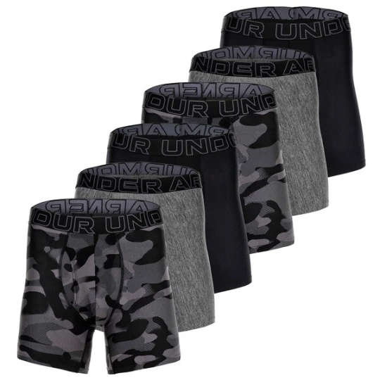 Obrázek produktu UNDER ARMOUR Boxerky čedičová šedá / tmavě šedá / černá