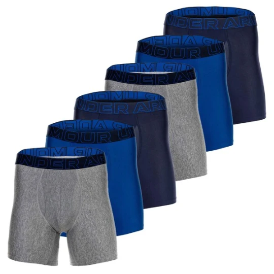 Obrázek produktu UNDER ARMOUR Boxerky modrá / námořnická modř / šedý melír / černá