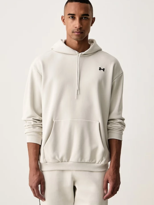 Obrázek produktu Under Armour mikina s kapucí pánská s bavlnou Icon béžová