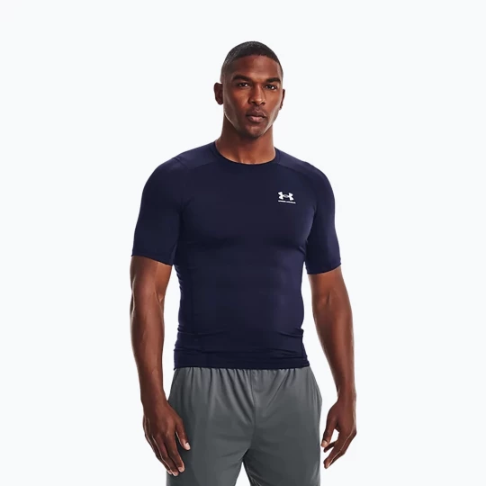 Obrázek produktu Under Armour pánské tréninkové tričko Ua Hg Armour Comp SS navy blue 1361518-410 Námořnická modř