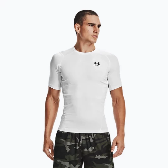 Obrázek produktu Under Armour pánské tréninkové tričko Ua Hg Armour Comp SS white 1361518-100