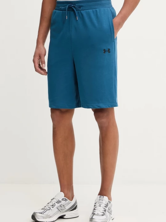 Obrázek produktu Under Armour teplákové šortky pánské s bavlnou Rival modrá