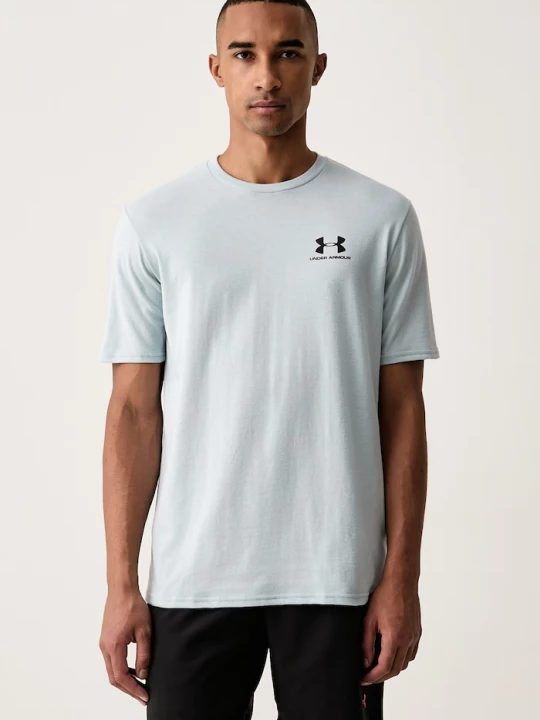 Obrázek produktu Under Armour tréninkové tričko pánské s bavlnou SPORTSTYLE LEFT CHEST modrá