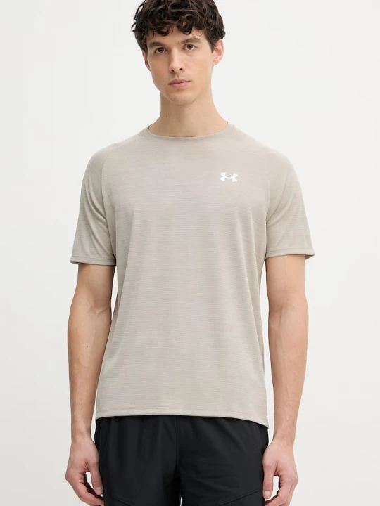 Obrázek produktu Under Armour tréninkové tričko pánské Tech Textured béžová