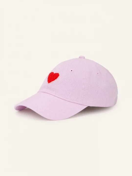 Obrázek produktu Unio Čepice Kobe Heart světle fialová / červená