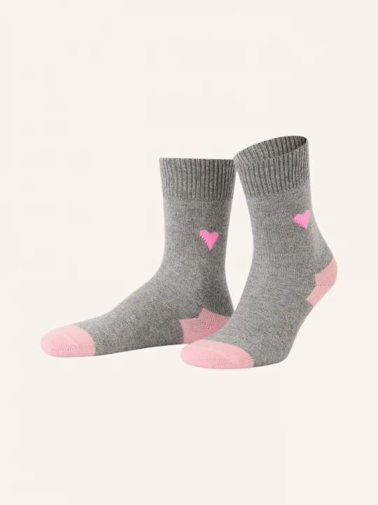 Obrázek produktu Unio Ponožky Amore Cashmere šedá / růžová / neonově růžová
