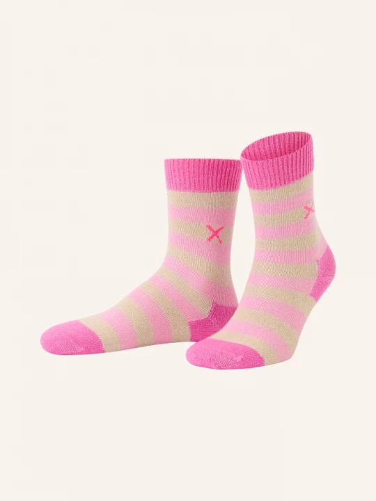 Obrázek produktu Unio Ponožky Cosy Glitzi S Třpytivou Přízí růžová / růžová / béžová