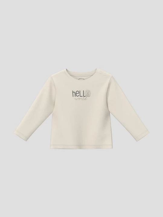 Obrázek produktu Unisex bavlněné tričko s předním potiskem s.Oliver béžová