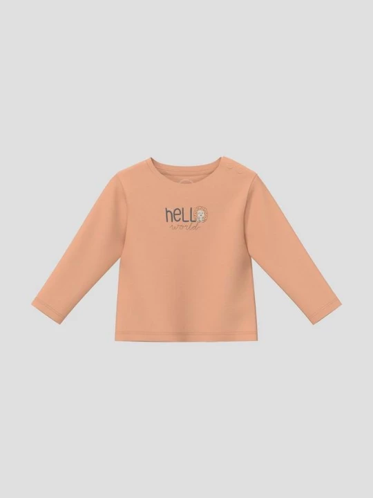 Obrázek produktu Unisex bavlněné tričko s předním potiskem s.Oliver oranžová