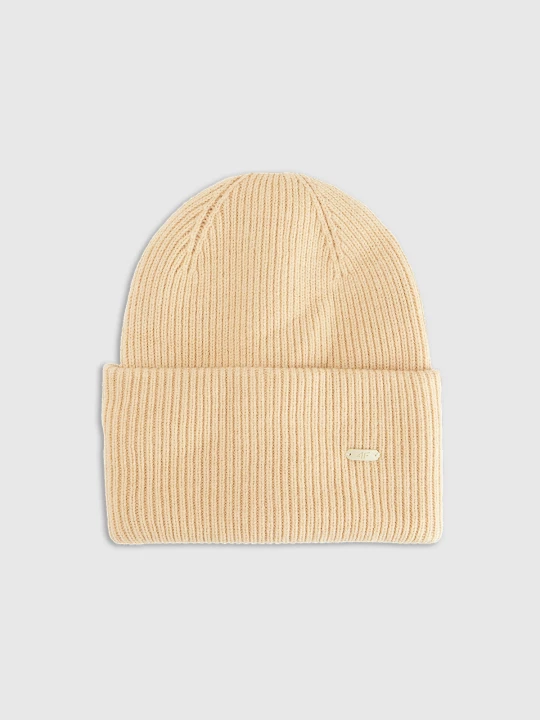Obrázek produktu Unisex beanie čepice - béžová 4F