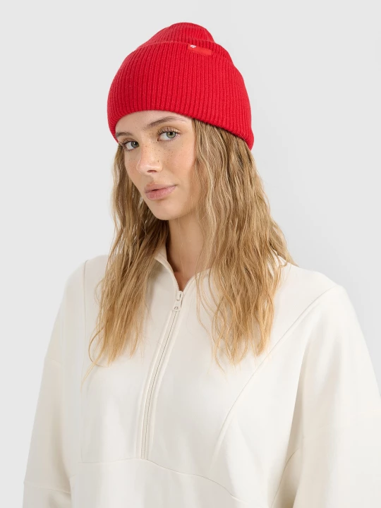 Obrázek produktu Unisex beanie čepice - červená 4F