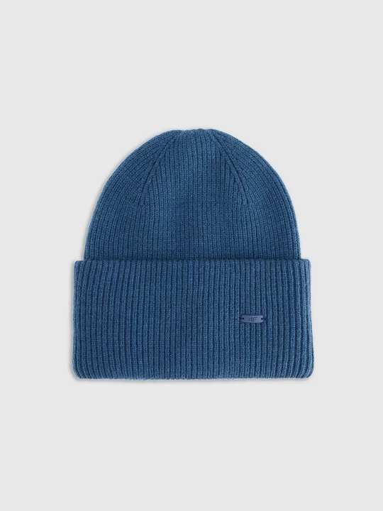 Obrázek produktu Unisex beanie čepice - tmavě modrá 4F