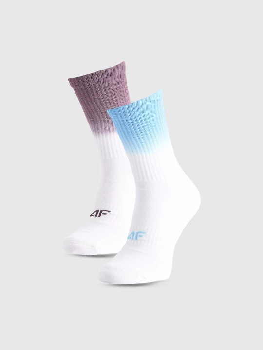 Obrázek produktu Unisex casual ponožky nad kotník (2-pack) - multicolor 4F