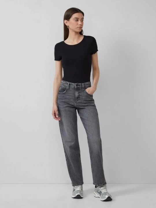 Obrázek produktu Unisex džíny / Loose Fit / Mid Rise / Straight leg / velikosti v PALCÍCH QS šedá