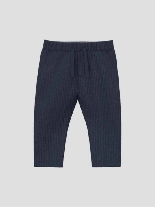 Obrázek produktu Unisex joggingové kalhoty z měkkého manšestru s.Oliver modrá