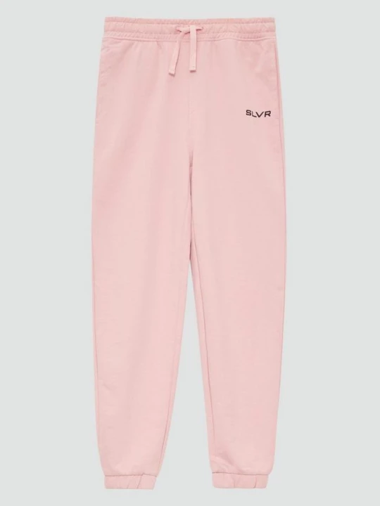 Obrázek produktu Unisex joggingové kalhoty z teplákoviny s natištěným detailem s.Oliver růžová