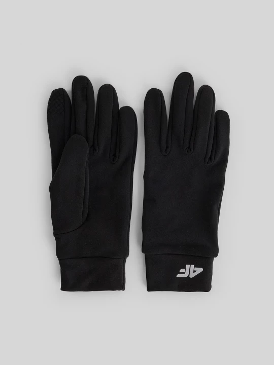 Obrázek produktu Unisex pletené rukavice Touch Screen - černé 4F